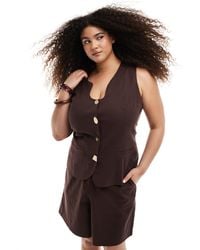 Renee Studio - Renée studio plus – exklusiv – elegante leinenmix-shorts - Lyst