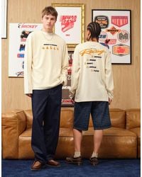 ASOS - Disney Racing Oversized Long Sleeve T-shirt With Mickey Print - Lyst