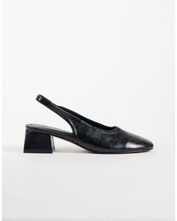 ASOS - Sindy Minimal Block Heeled Slingback - Lyst