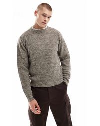 Another Influence - Gebreide Trui Met Ronde Hals - Lyst