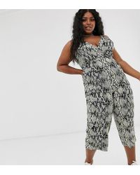 ax paris 2 in 1 snake print jumpsuit