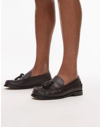 Tommy Hilfiger - Mocassins en cuir à pampilles - Lyst