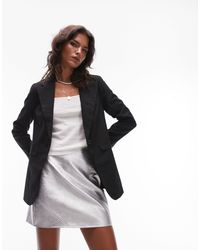 TOPSHOP - Tailored Single Breasted Blazer - Lyst