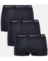GANT - 3 Pack Boxer Briefs With Logo Waistband - Lyst
