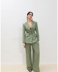 Stradivarius - Belted Blazer - Lyst
