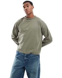 ASOS - Heavyweight Oversized Boxy Long Sleeve T-Shirt - Lyst