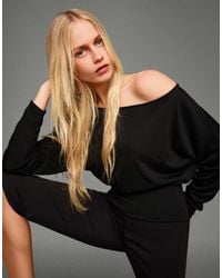Bershka - Striped Long Sleeve T-Shirt With Sash - Lyst