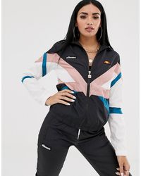 Ellesse Shell Track Top In Stripe - Multicolour