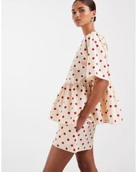 ASOS - Tie Waist Pocket Detail Shorts - Lyst