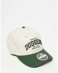 KTZ - La Dodgers 9Forty Wordmark Cap With Contrast Peak - Lyst