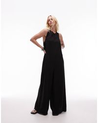 TOPSHOP - – kastiger, jumpsuit zum reinschlüpfen aus em cupro - Lyst
