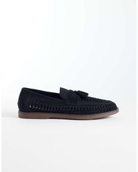 schuh - Robbie Woven Loafer With Tassel - Lyst