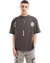 Collusion - Skater Fit T-shirt With Embroidered Logo - Lyst