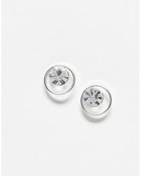 Kingsley Ryan - Cutout Stud Earring With Gem - Lyst