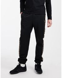 Fred Perry - Contrast Tape Logo Track Pants - Lyst