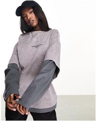 ASOS - Double Layer Long Sleeve T-shirt - Lyst