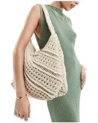 Accessorize - Knitted Oversized Shoulder Bag - Lyst