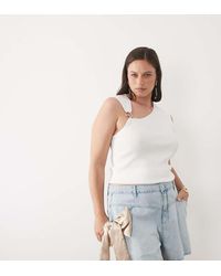 ASOS - Curve High Waisted Flippy Short With 3d Bow Detail - Lyst