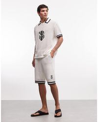 Sixth June - Knit Embroidery Shorts - Lyst