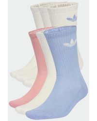 adidas Originals - Trefoil Cushion Crew Socks 6 Pairs - Lyst