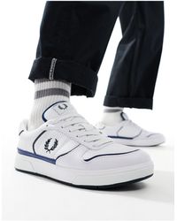 Fred Perry - B300 Leather/mesh Sneakers - Lyst