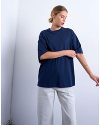 TOPSHOP - Oversized Drop Shoulder Tee - Lyst
