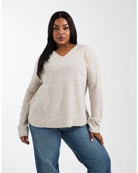 ONLY - V-neck Jumper - Lyst