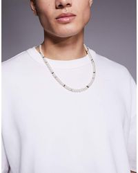 ASOS - Collar Para Festivales Con Perlas De Imitación Y Cuentas De Pedrería De - Lyst