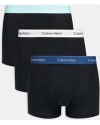 Calvin Klein - – icon cotton stretch – 3er-pack locker geschnittene unterhosen aus stretch-baumwolle - Lyst