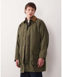 Barbour - Icons Border Long Jacket - Lyst