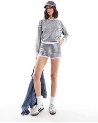 Cotton On - Cotton on – gestreifte lounge-boyshorts - Lyst