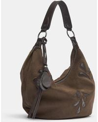 Pull&Bear - Borsa Da Spalla Decorata Con Frange - Lyst