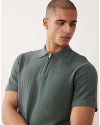 SELECTED - Zip Polo - Lyst