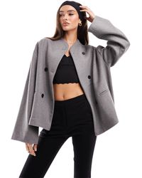 NA-KD - X Hanna Schonberg Double Breasted Short Jacket - Lyst
