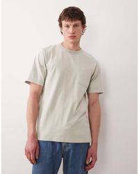 Farah - Stacy Short Sleeve Garment Dye Pocket Logo T-shirt - Lyst