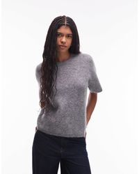 ARKET - Alpaca And Wool Blend Short Sleeve Sweater - Lyst