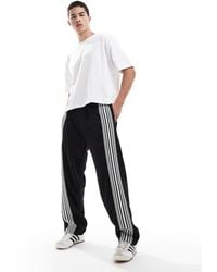 Pull&Bear - Wide Leg Stripe joggers - Lyst