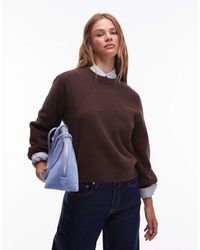 & Other Stories - Crew Neck Jumper With Volume Sleeves - Lyst