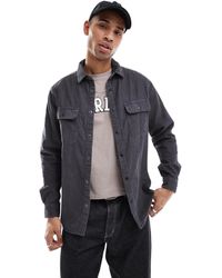 ASOS - Cord Overshirt With Poppers - Lyst