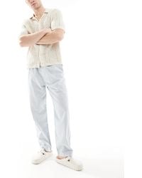 Hollister - Linen Loose Fit Pull On Pants - Lyst