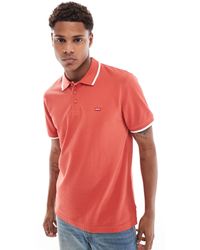 Levi's - Batwing Logo Tipped Pique Polo - Lyst
