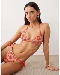 New Look - Crochet Bikini Bottoms - Lyst