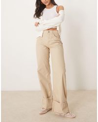 ASOS - Casual Trouser With Turn Up - Lyst