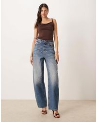 ASOS - Asos design tall – circular design collection – barrel-jeans - Lyst