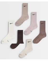 Nike - Everyday 6 Pack Crew Socks - Lyst