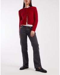 Mango - Teen Straight Leg Jean With Stud Pocket Detail - Lyst