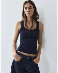 Pull&Bear - Basic Tank Top - Lyst