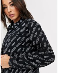 Calvin Klein – 50th Anniversary – Jeansjacke mit Monogrammlogo - Schwarz