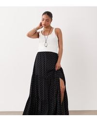 Miss Selfridge - Tiered Spun Maxi Skirt - Lyst