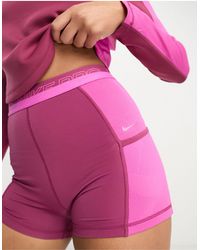 Nike - Nike - pro femme training dri-fit - pantaloncini da 3" - Lyst